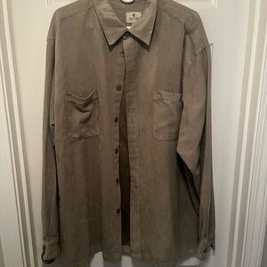 Men's Grey Dress Shirt by